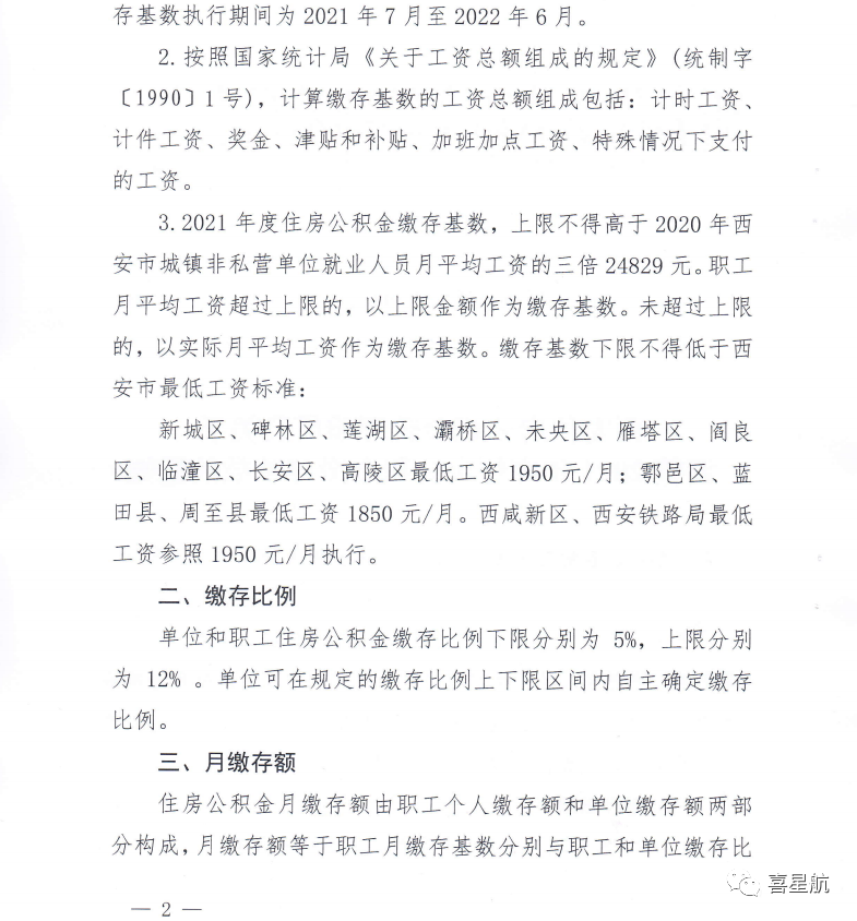 2021年度住房公積金繳存基數(shù)調(diào)整通知(圖2)